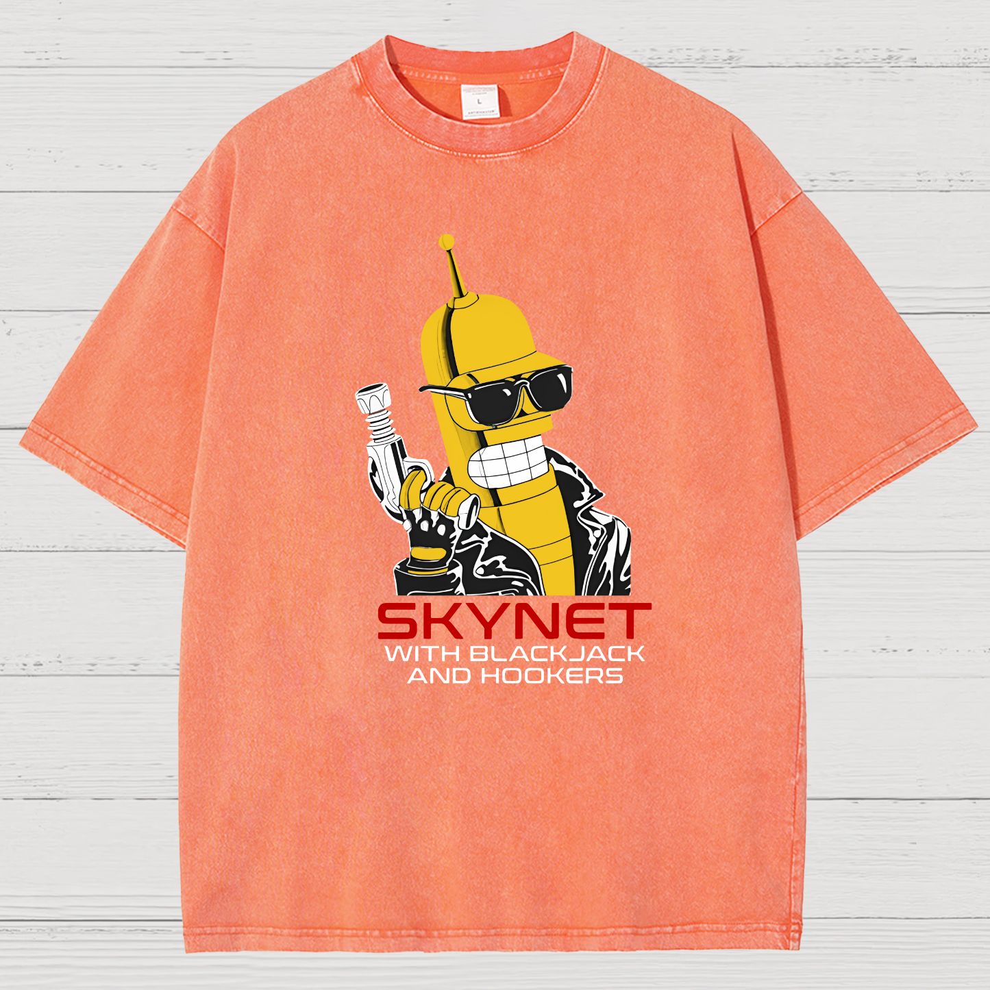 Cyber Force With Hookers And Blackjack Vintage Distressed T-shirt