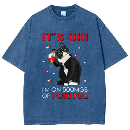It's Ok Vintage Distressed T-shirt