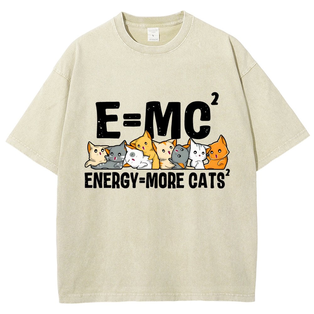 E=MC2 Vintage Distressed T-shirt