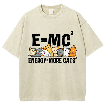 E=MC2 Vintage Distressed T-shirt