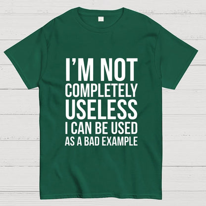 I'm Not Completely Useless Art Print Geek T-Shirt