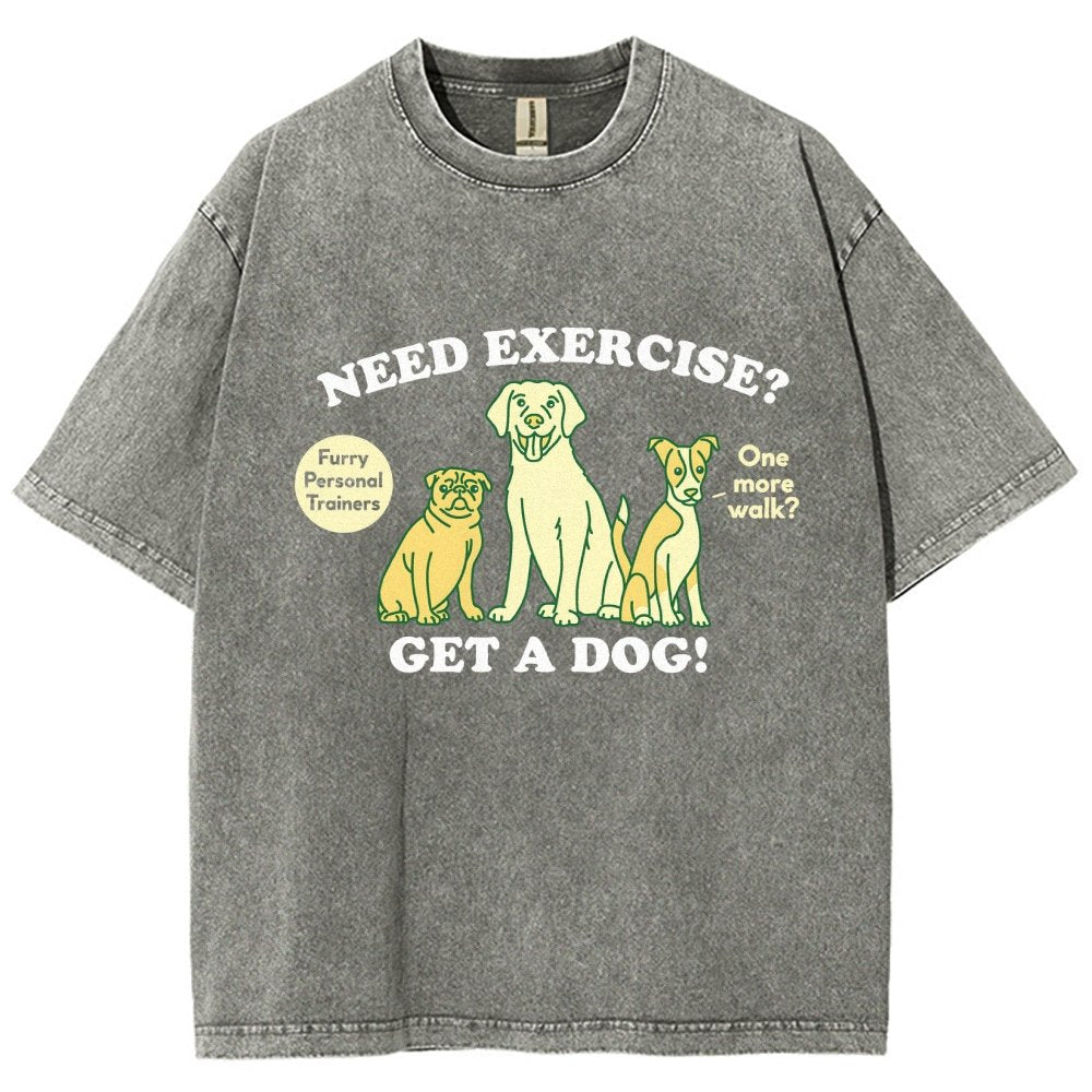 My Dog is My Personal Trainer Vintage Distressed T-shirt