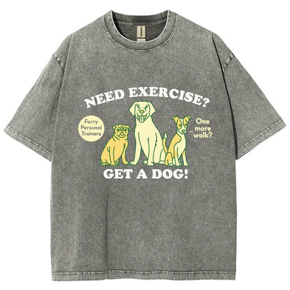 My Dog is My Personal Trainer Vintage Distressed T-shirt