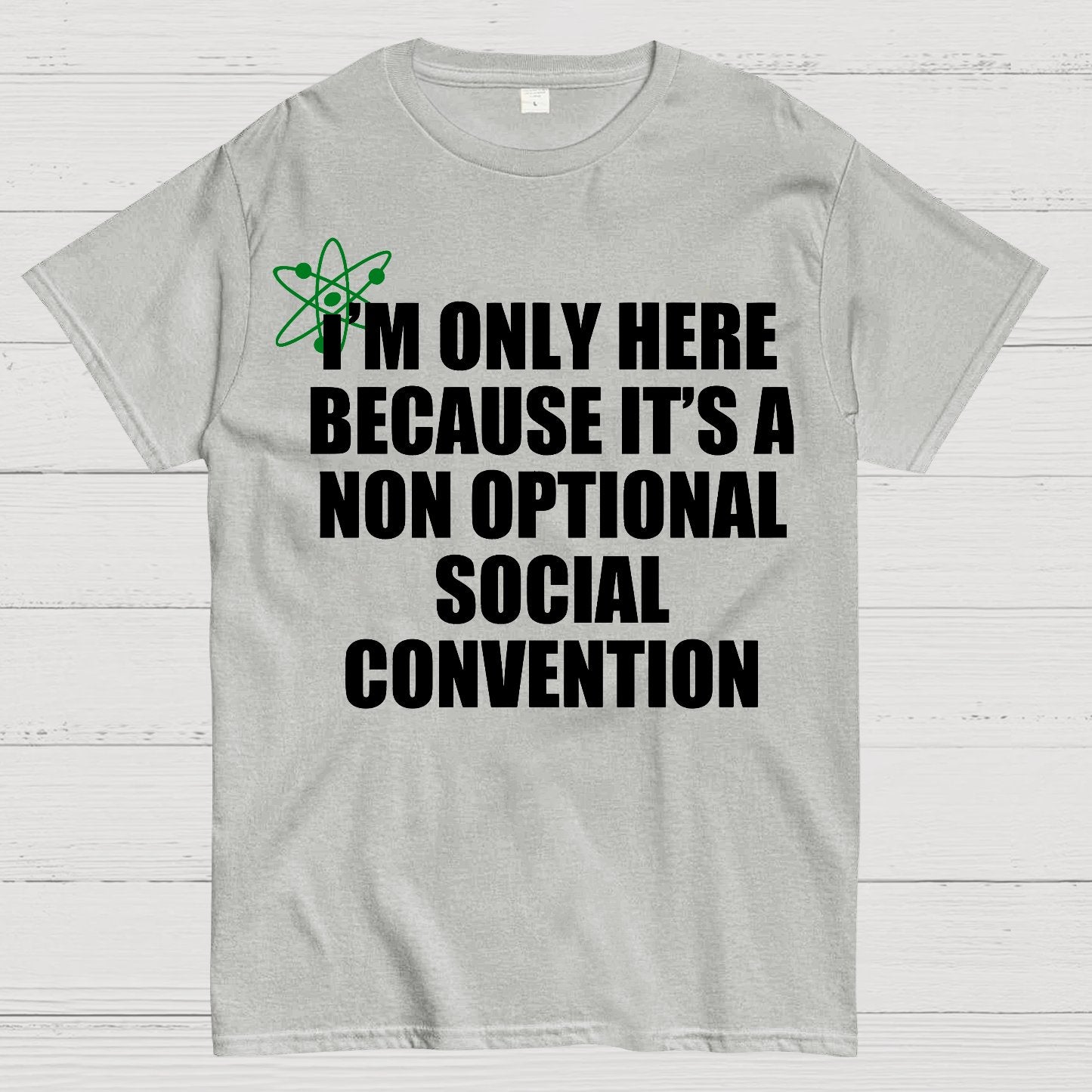 Non Optional Social Convention Geek T-Shirt
