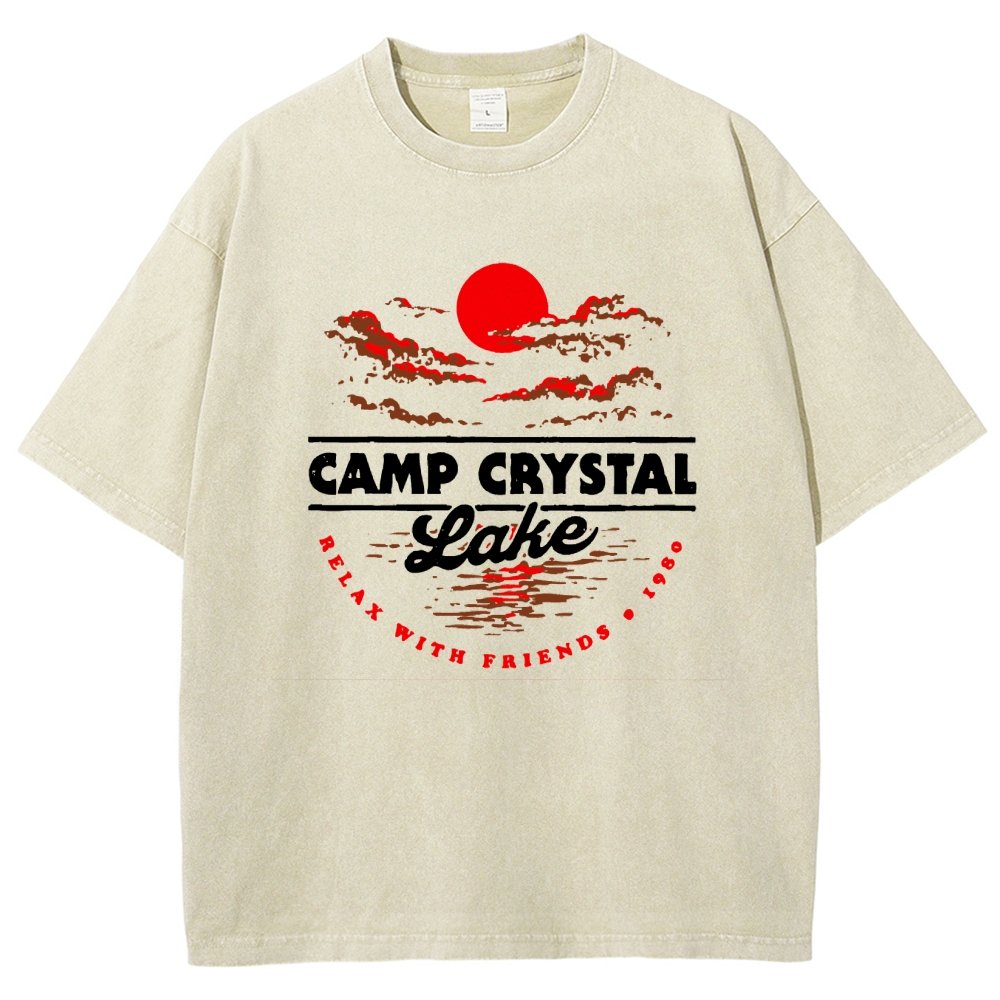 Camp Silver Pine 1980 Vintage Distressed T-shirt