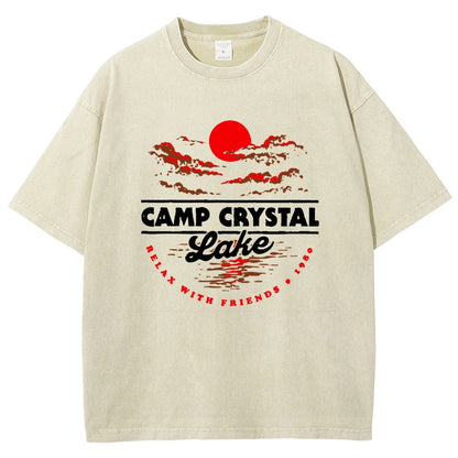 Camp Silver Pine 1980 Vintage Distressed T-shirt