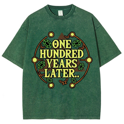 One Hundred Years Later Vintage Distressed T-shirt