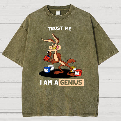 Trust Me I'm A Genius Vintage Distressed T-shirt