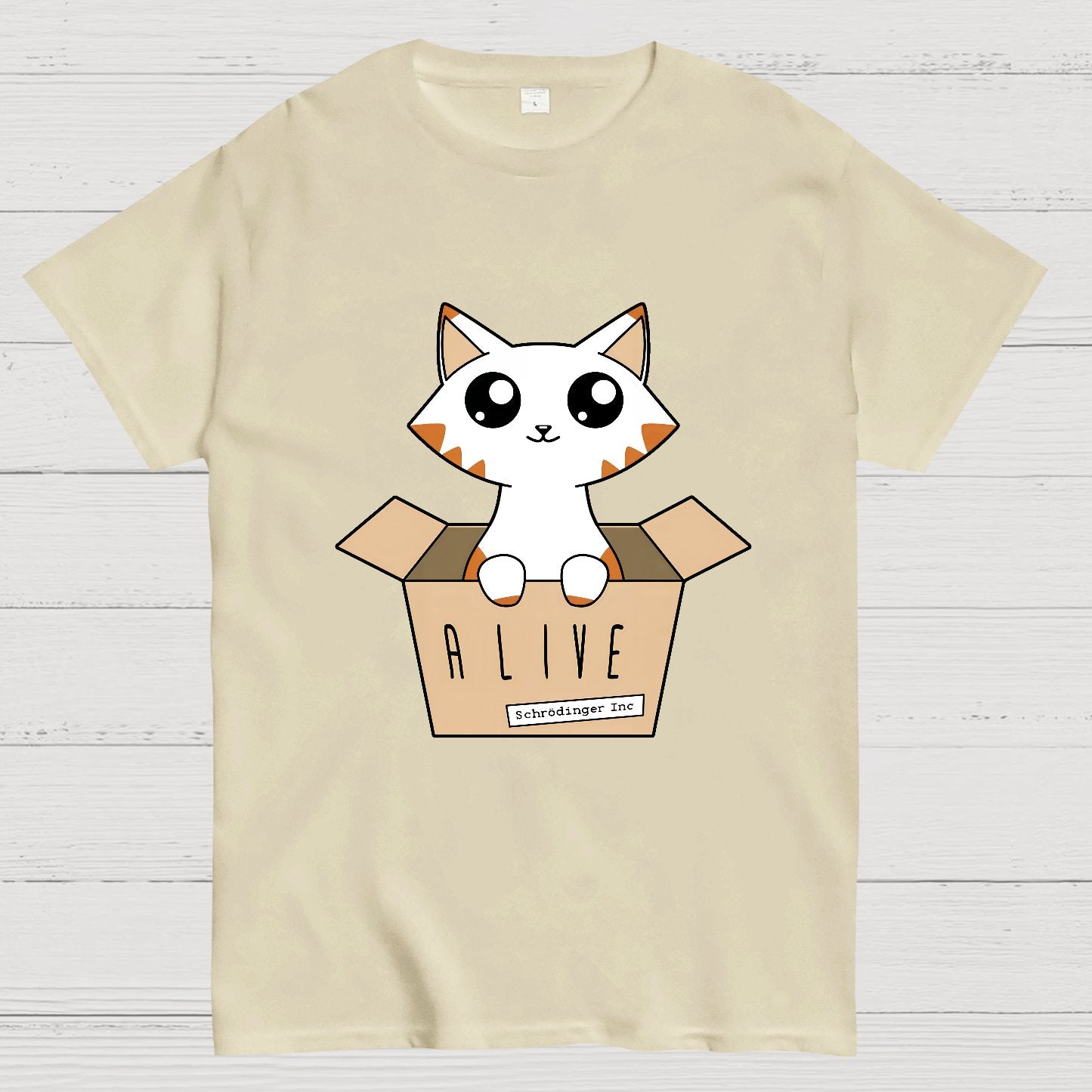 Schrödinger's Cat Glow in the Dark Nerdy T-Shirt