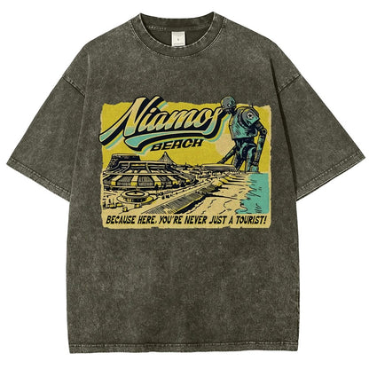 Niamos Beach Vintage Distressed T-shirt