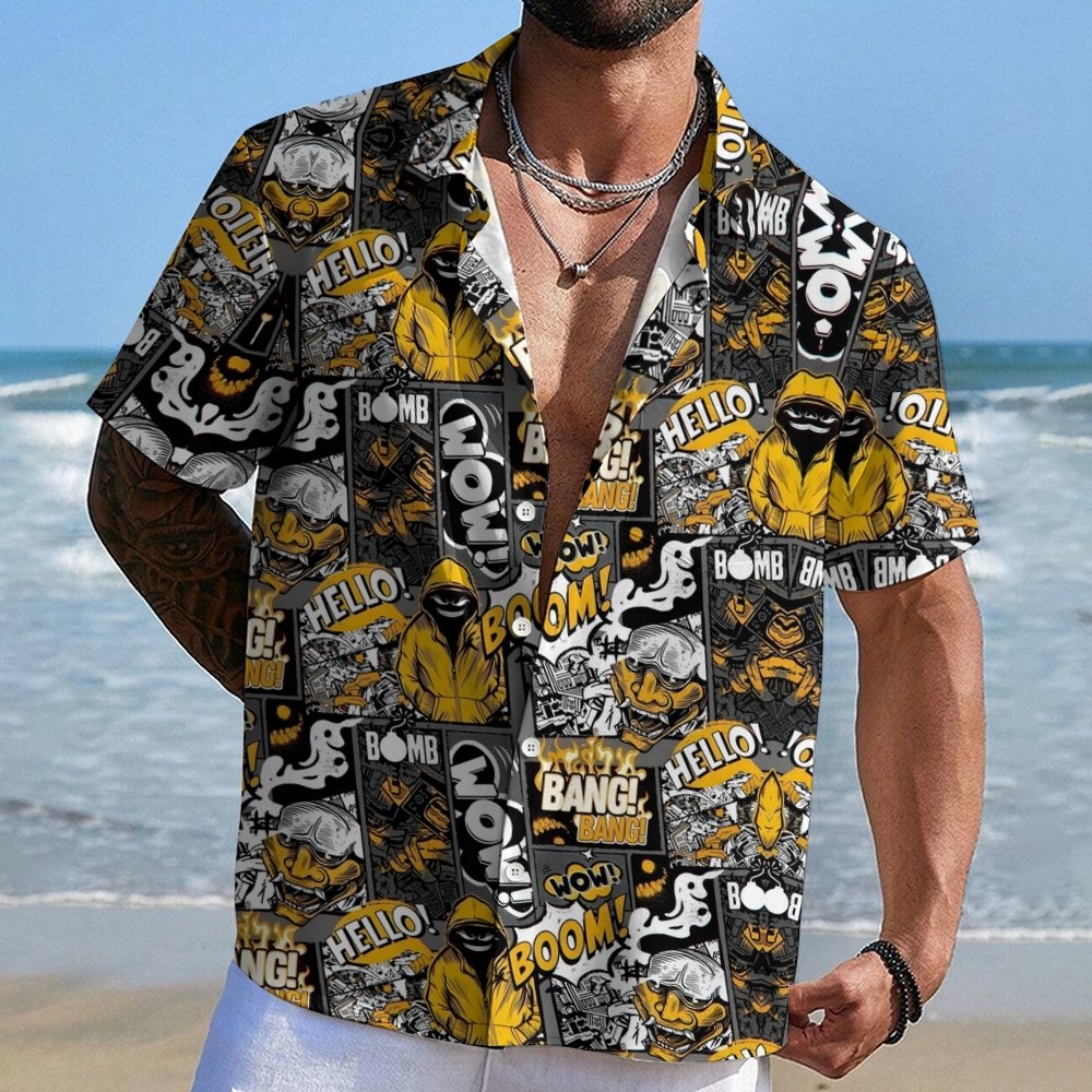 Hello! Hacker Art Print Geek Hawaiian Shirt