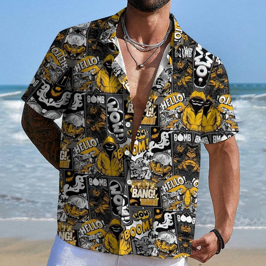 Hello! Hacker Art Print Geek Hawaiian Shirt
