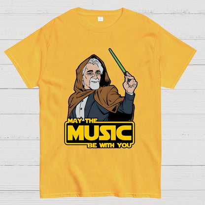 May The Music Be With You Geek T-Shirt