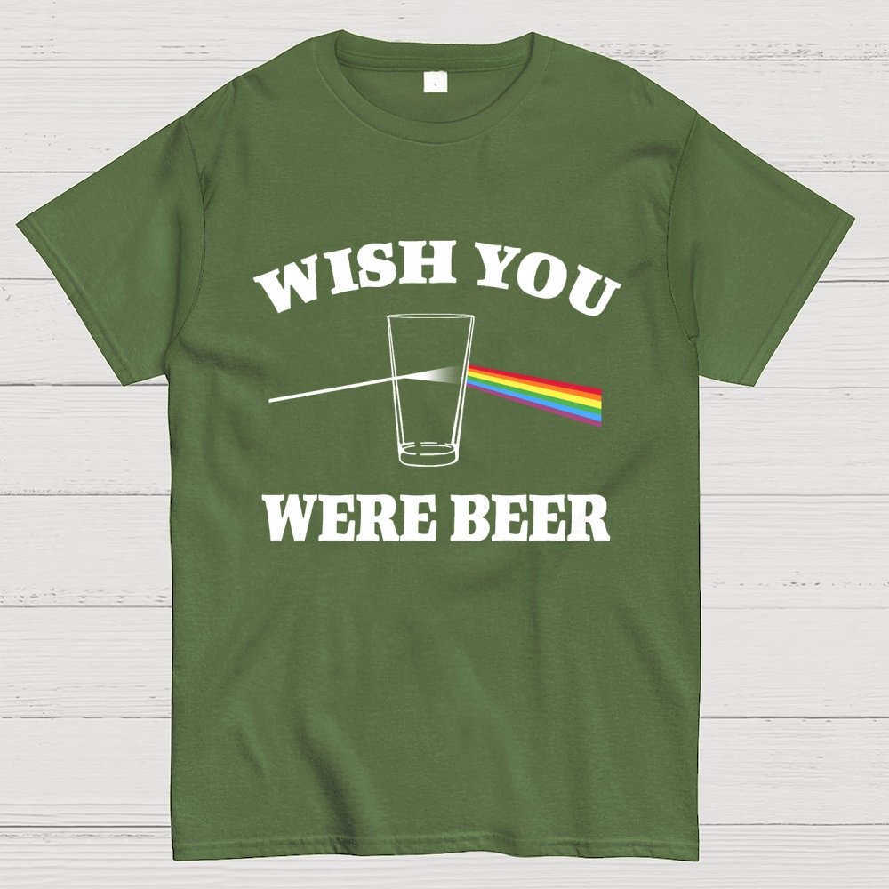 Wish You Were Beer Unisex Geek T-Shirt