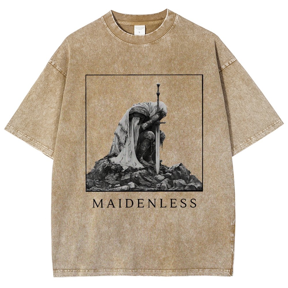 Maidenless Vintage Distressed T-shirt