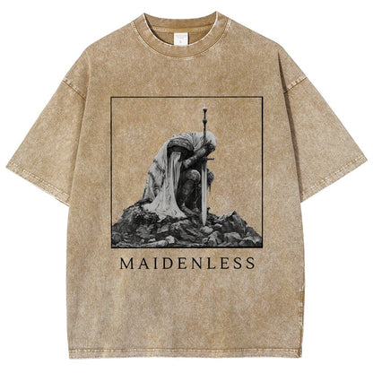 Maidenless Vintage Distressed T-shirt