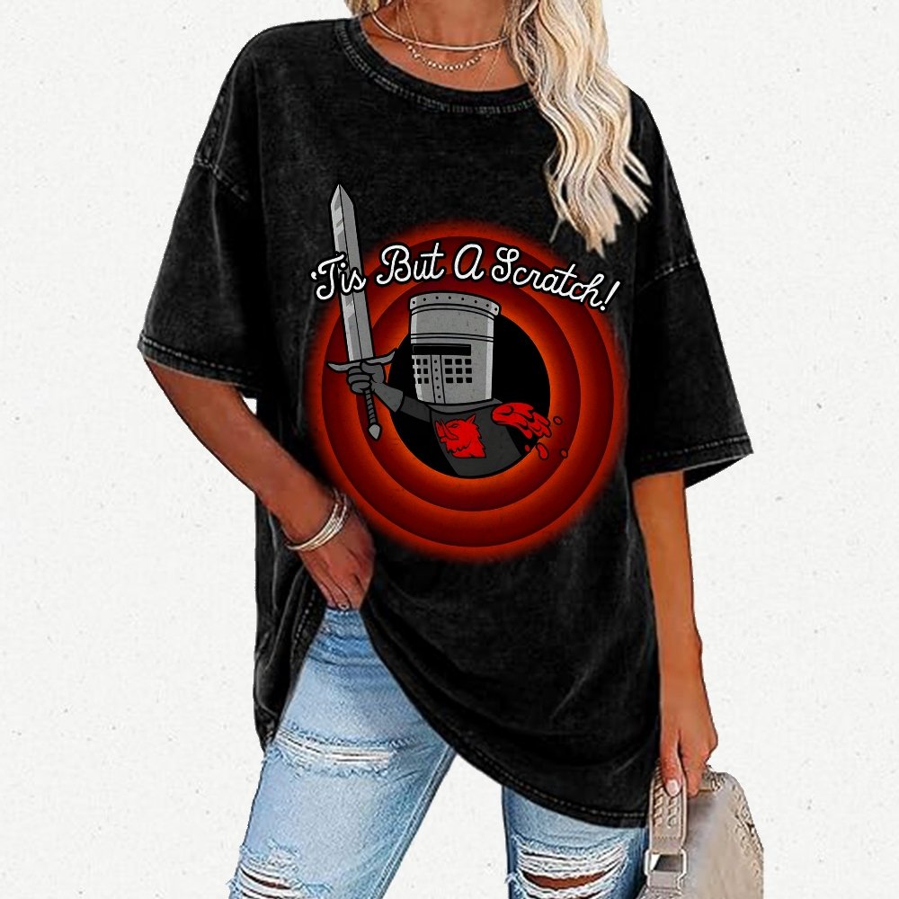 Tis But A Scratch, Folks! Vintage Distressed T-shirt