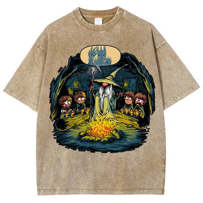 Beware of the Dark One Vintage Distressed T-shirt