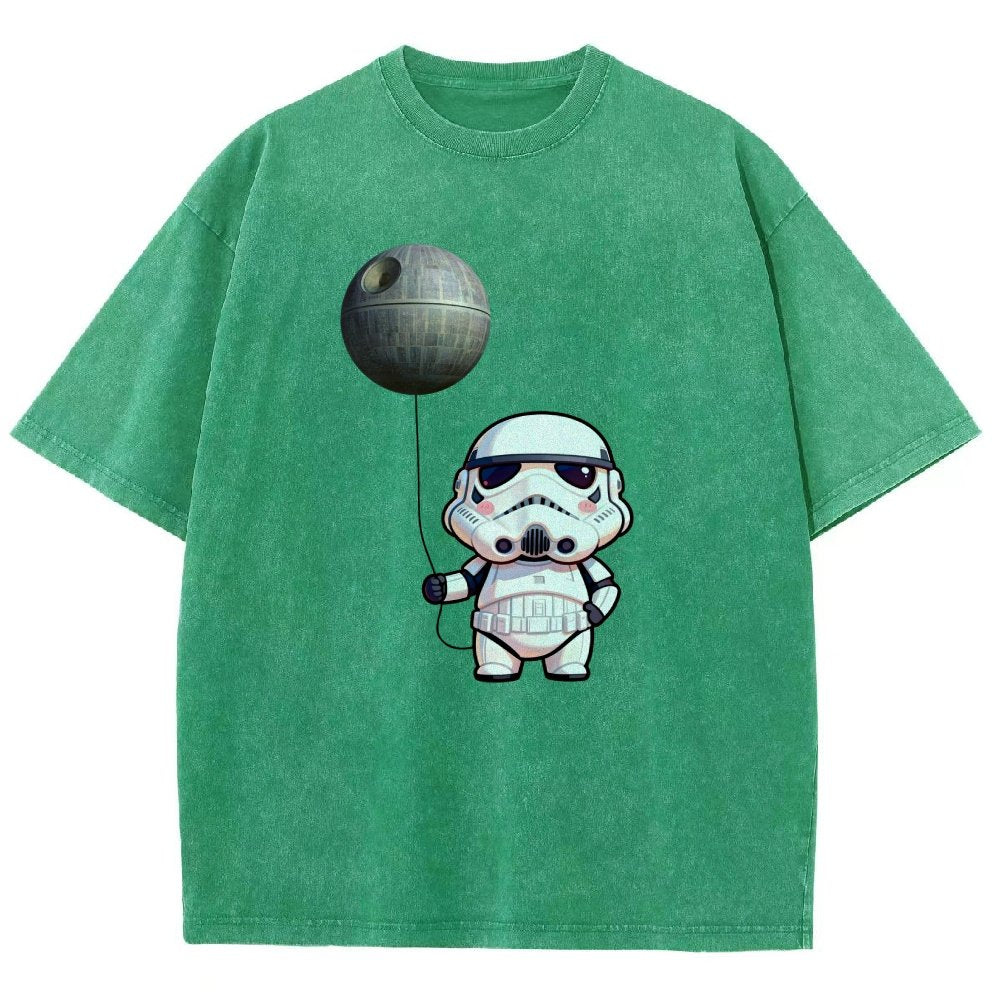 Soldiers playing with balloons Vintage Distressed T-shirt