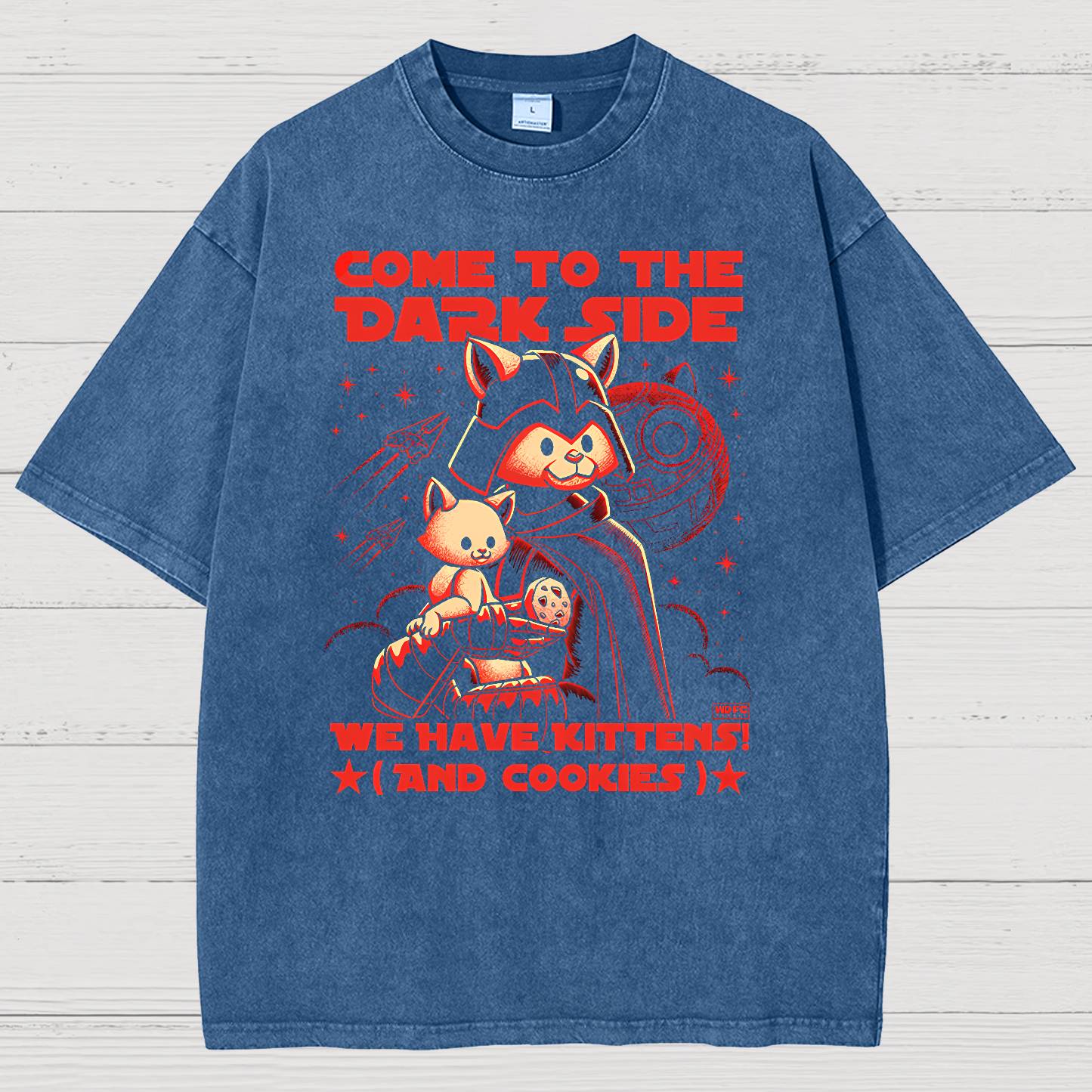 We Have Kittens and Cookies. Funny Vintage Distressed T-shirt