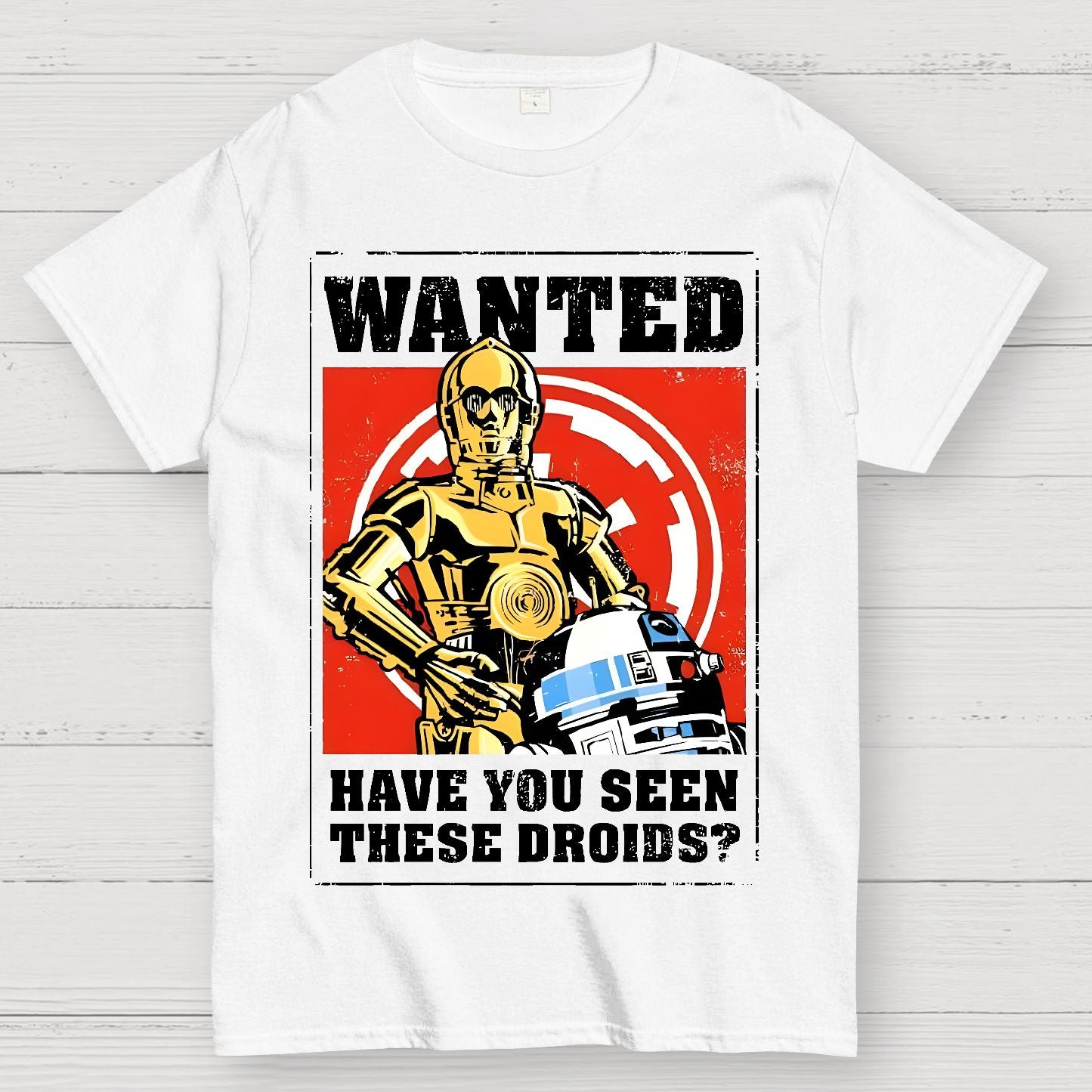Wanted Robot Geek T-Shirt