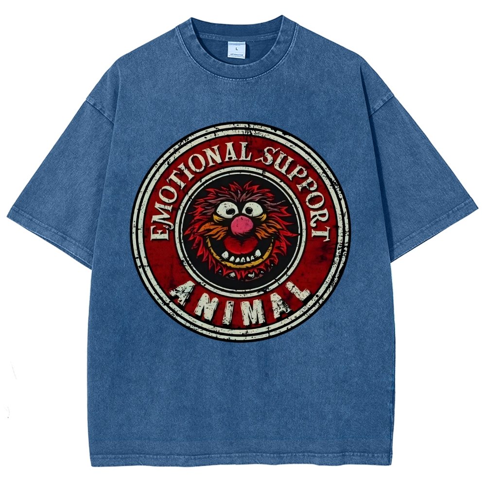 Emotional Support Animals Vintage Distressed T-shirt