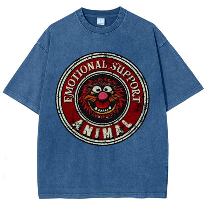 Emotional Support Animals Vintage Distressed T-shirt