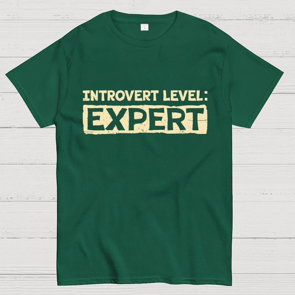 Introvert Level Expert  Geek T-Shirt