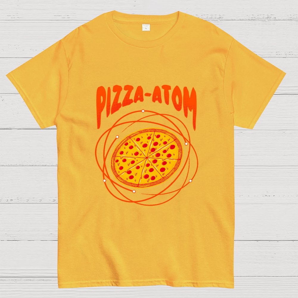 Pizza Atom Science Geek T-Shirt