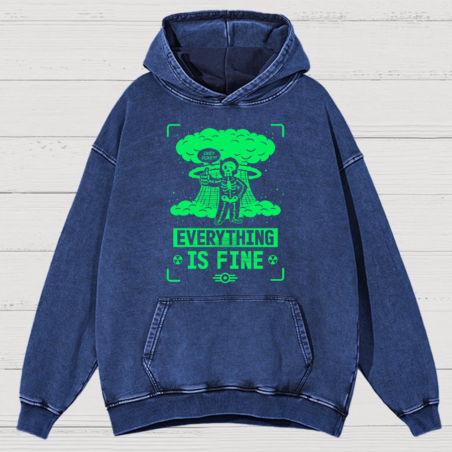 Nuclear Boy Vintage Distressed Hoodie