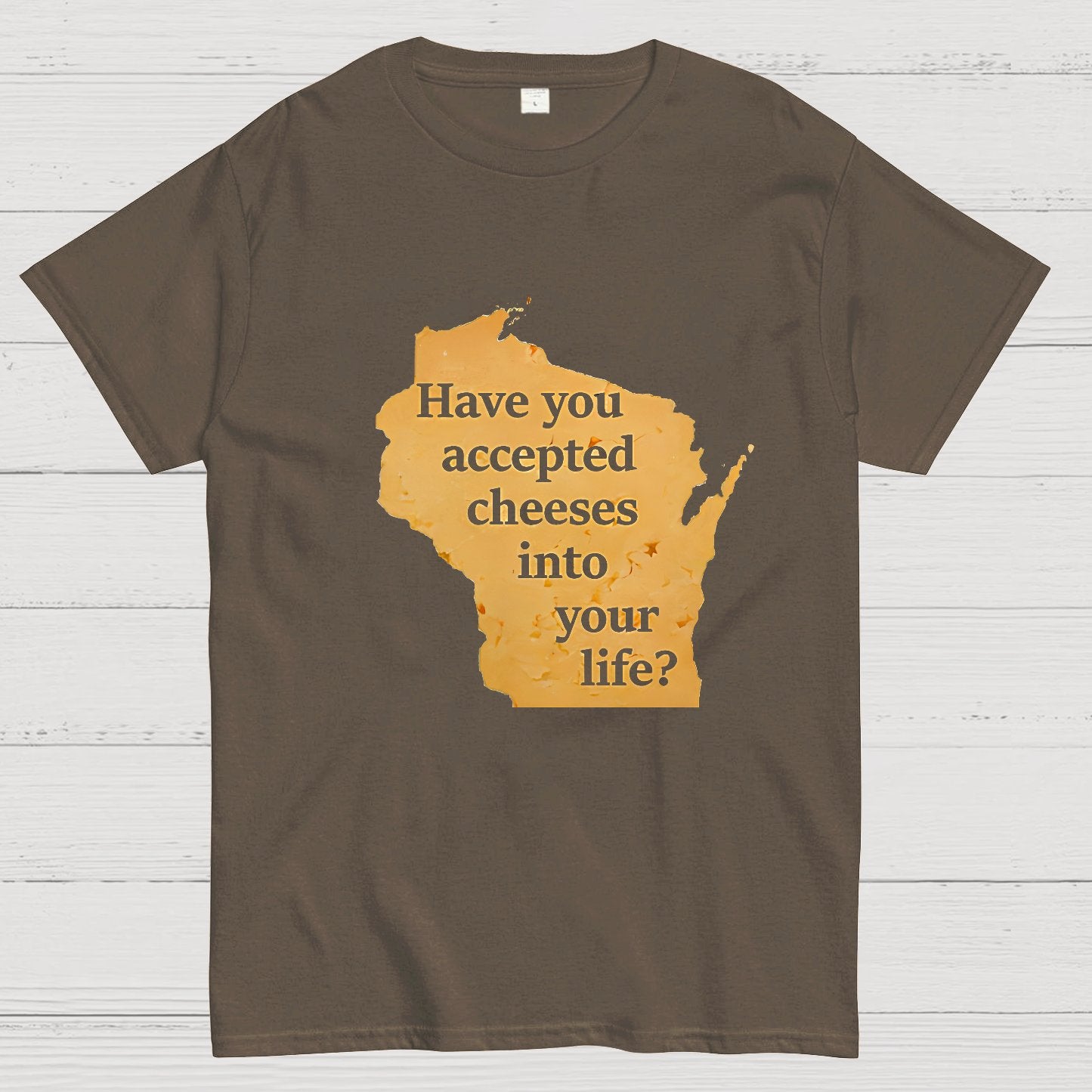 Wisconsin Cheese Pun Geeky T-Shirt