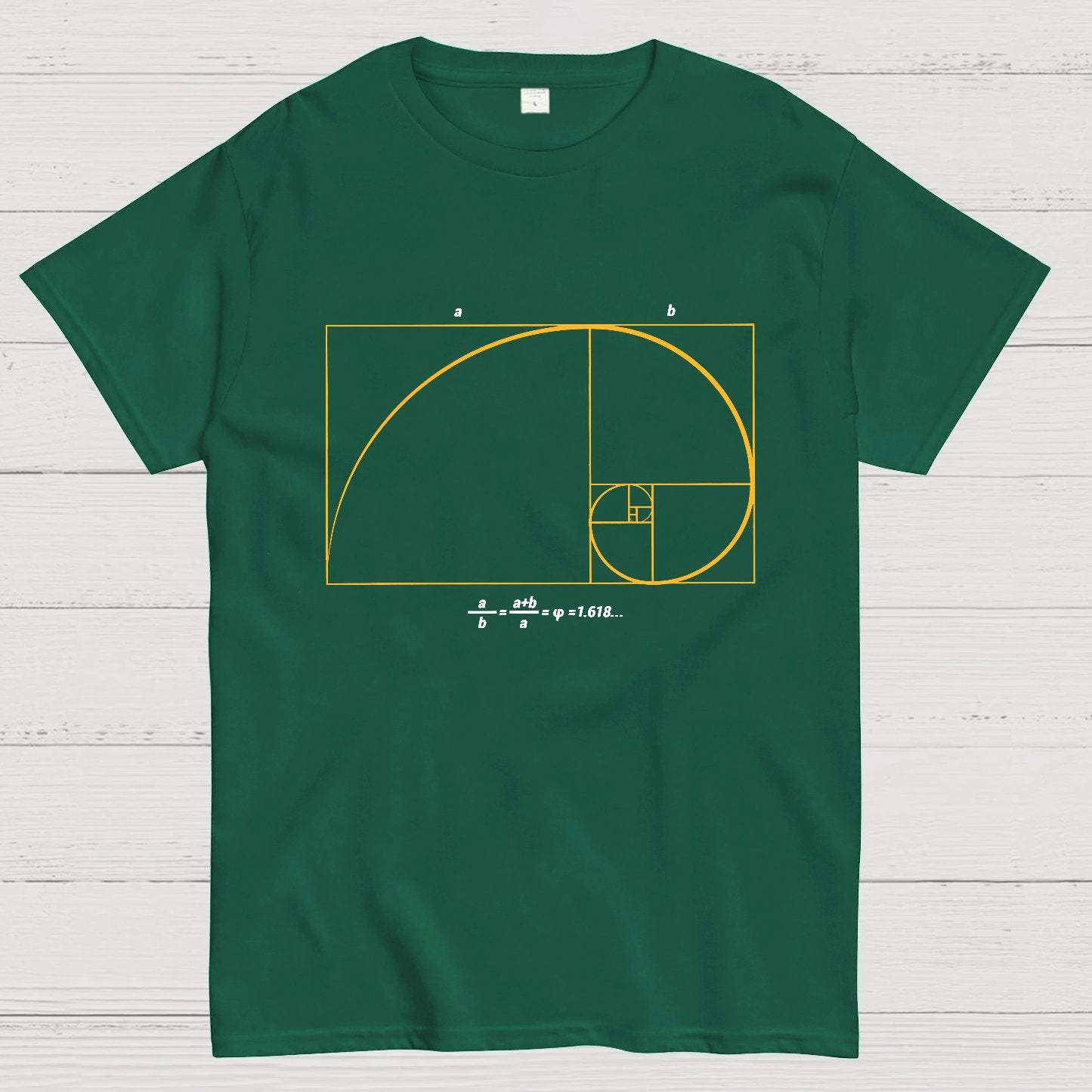 Fibonacci Shirt ∙ Math Art ∙ Science Engineer Geeky T-Shirt