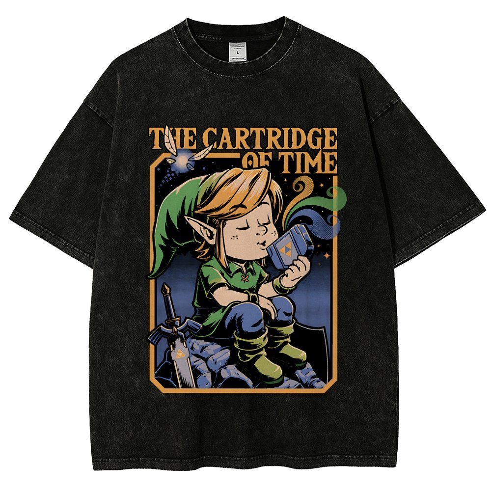 Vintage Game Elf Vintage Distressed T-shirt