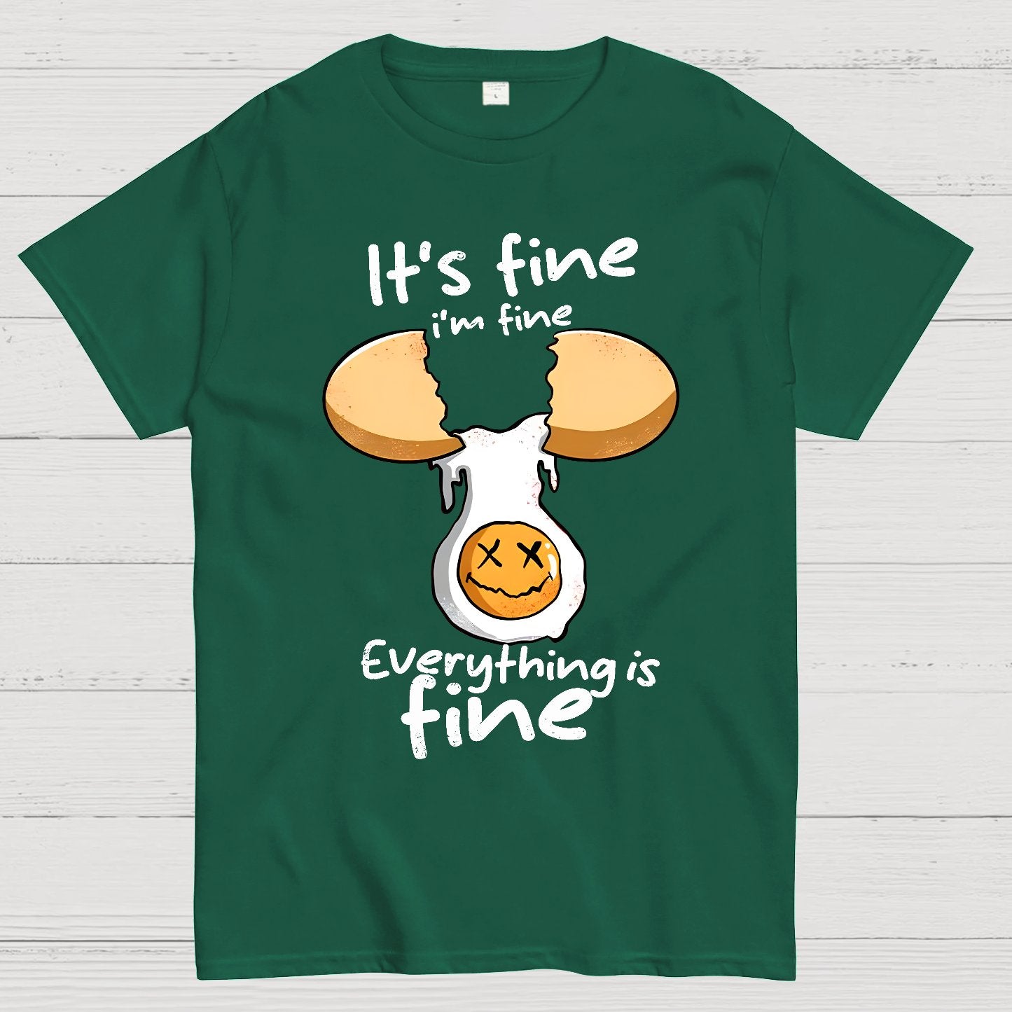 Everything is Fine I'm Fine Geek T-Shirt