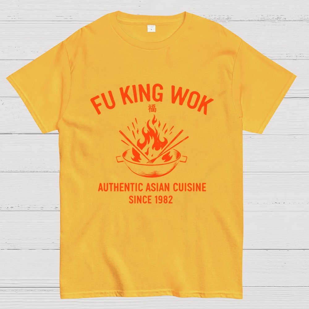 Fu King Wok Chinese Restaurant Geek T-Shirt