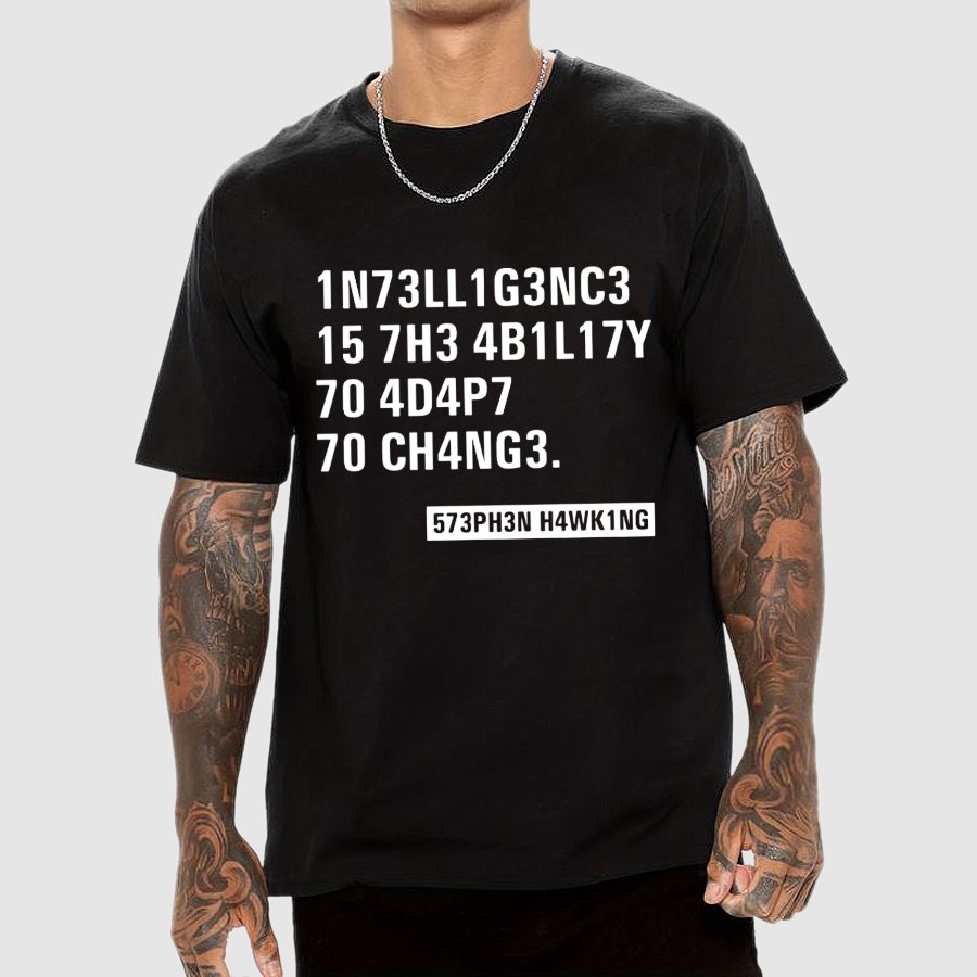 Intelligence - Famous Physicist Science Geeky T-Shirt