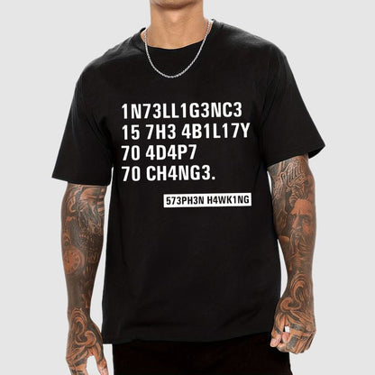 Intelligence - Famous Physicist Science Geeky T-Shirt