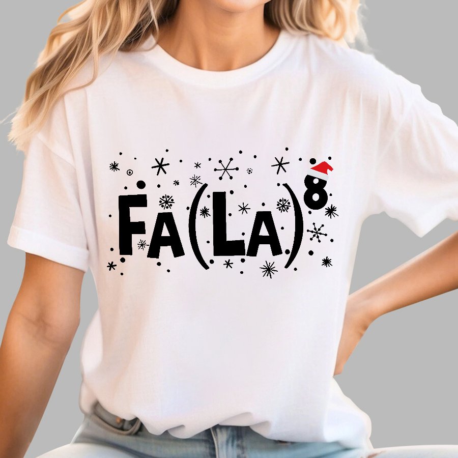Math Christmas FaLaGeek T-Shirt