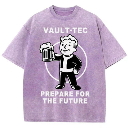 prepare for the future Vintage Distressed T-shirt