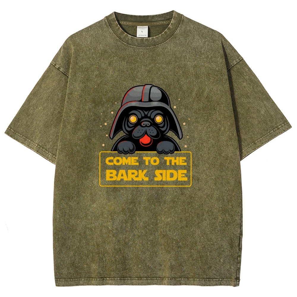 Come To The Bark Side Vintage Distressed T-shirt
