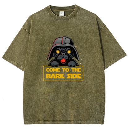 Come To The Bark Side Vintage Distressed T-shirt