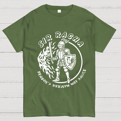 Sir Racha Dragon’s Breath Hot Sauce Geek T-Shirt
