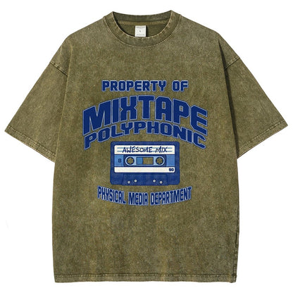 Property of Mixtape Polyphonic Vintage Distressed T-shirt