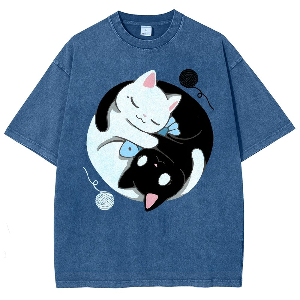 Balance Kittens Vintage Distressed T-shirt
