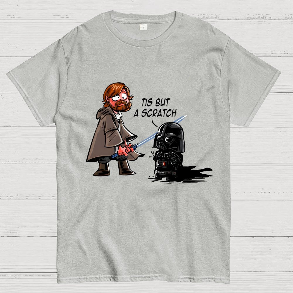 Scratch Skirmishes Tis But A Scratch Geek T-Shirt