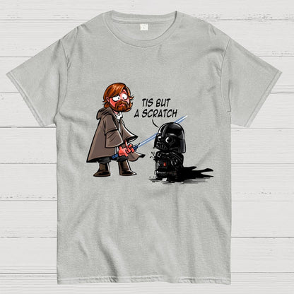 Scratch Skirmishes Tis But A Scratch Geek T-Shirt