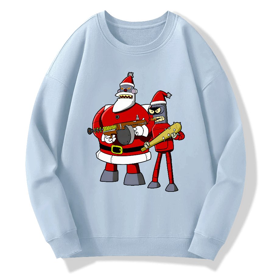 Merry Christmas Geek Cotton Sweatshirt