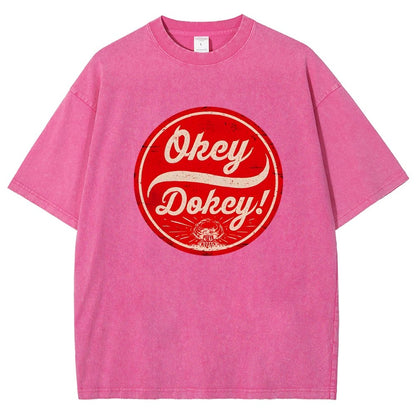 Okey Dokey - The Last Drink Vintage Distressed T-shirt