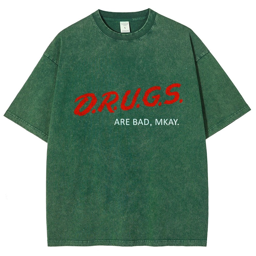 Drugs are Bad Vintage Distressed T-shirt