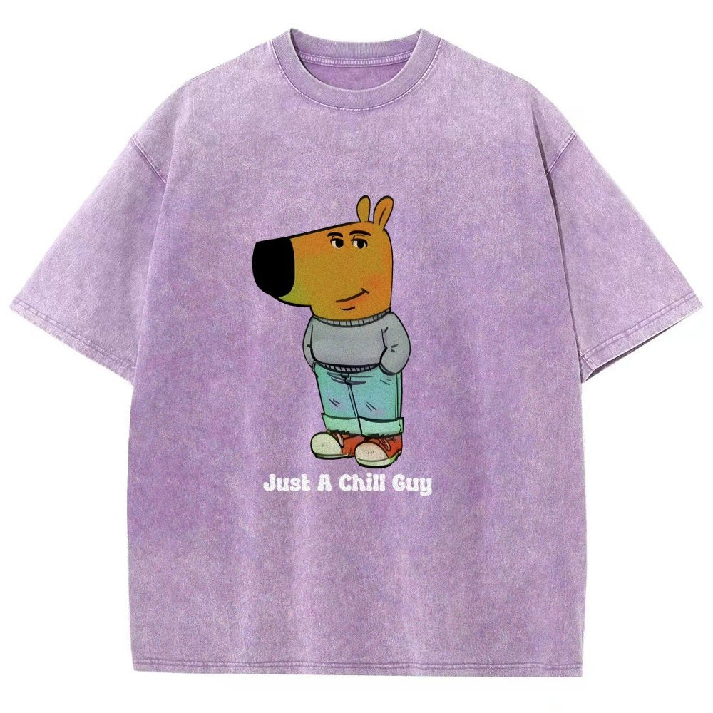 I'm Just A Chill Guy Vintage Distressed T-shirt